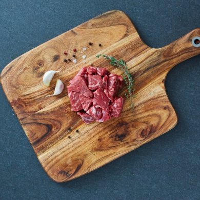 Diced chuck steak